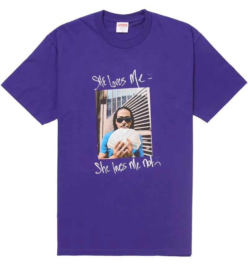 Supreme Max B Tee Purple - vue 360