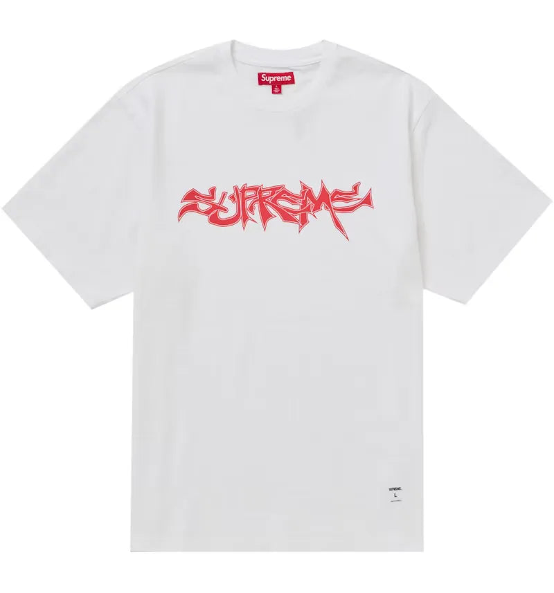 Supreme Mental S/S Top White - vue 360