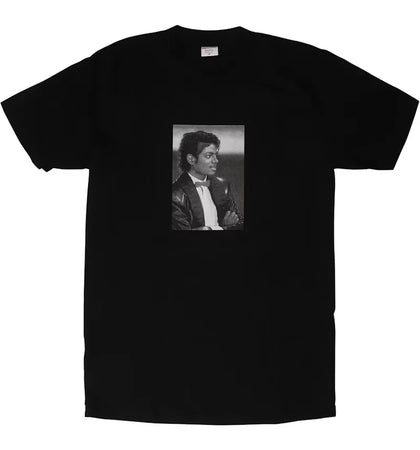 Supreme Michael Jackson Tee Black - authentic Supreme product