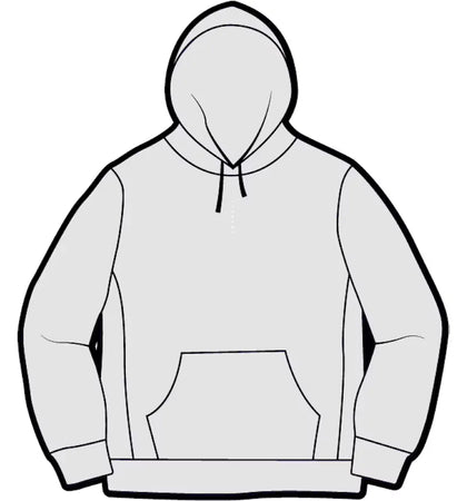 Supreme Micro Logo Hooded Sweatshirt Ash Grey - authentic Supreme apparel
