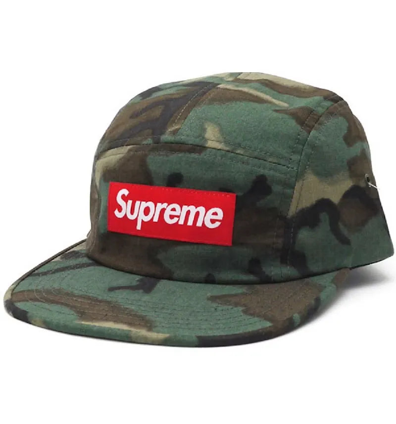 Supreme Military Painted Camp Cap Olive Camo - vue 360