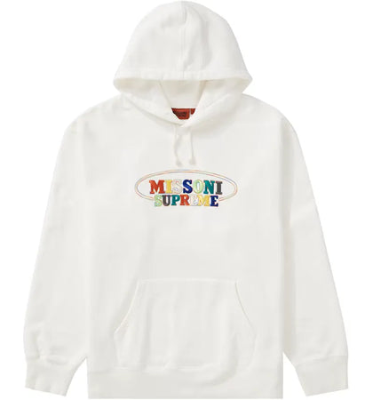 Supreme Missoni Hooded Sweatshirt White - authentic Supreme apparel