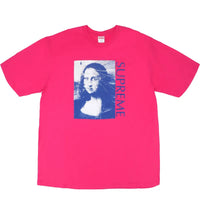 Supreme Mona Lisa Tee Hot Pink