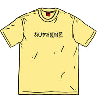 Supreme Morph Tee Pale Yellow