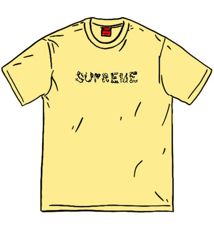 Supreme Morph Tee Pale Yellow - authentic Supreme product