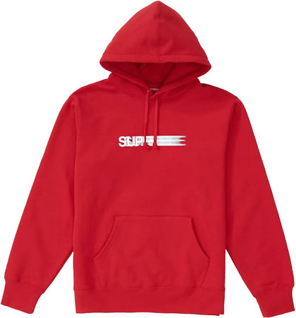 Supreme Motion Logo Hooded Sweatshirt (SS20) Red - authentic Supreme apparel