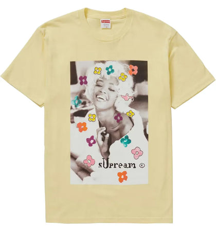 Supreme Naomi Tee Pale Yellow - authentic Supreme product