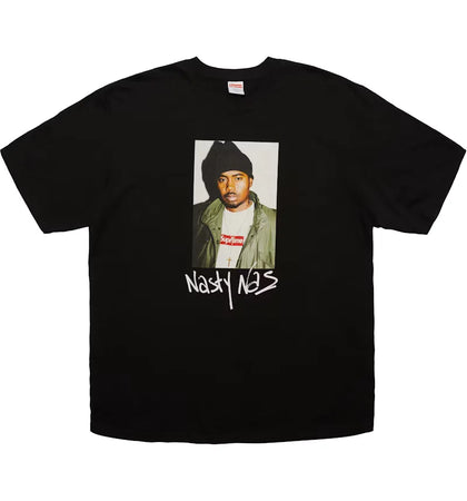 Supreme Nas Tee Black - authentic Supreme product
