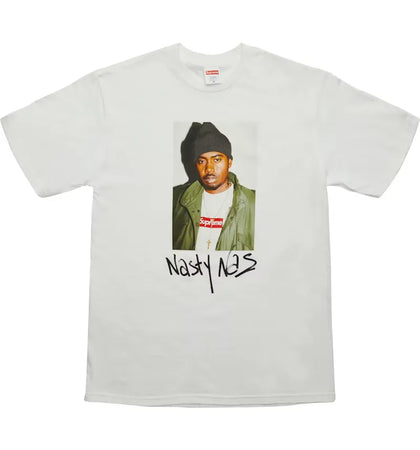 Supreme Nas Tee White - authentic Supreme product