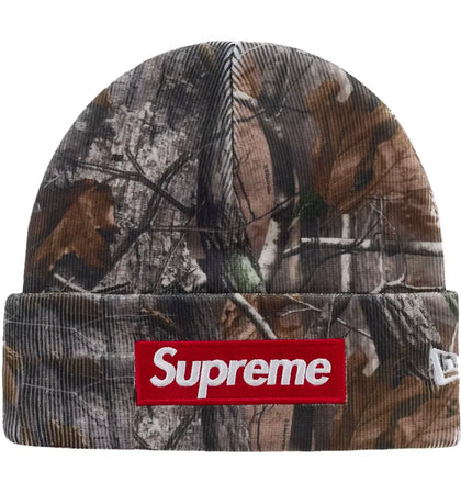 Supreme New Era Box Logo Beanie (FW25) Realtree AP Camo - authentic Supreme product
