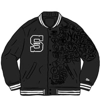Supreme New Era MLB Varsity Jacket Black