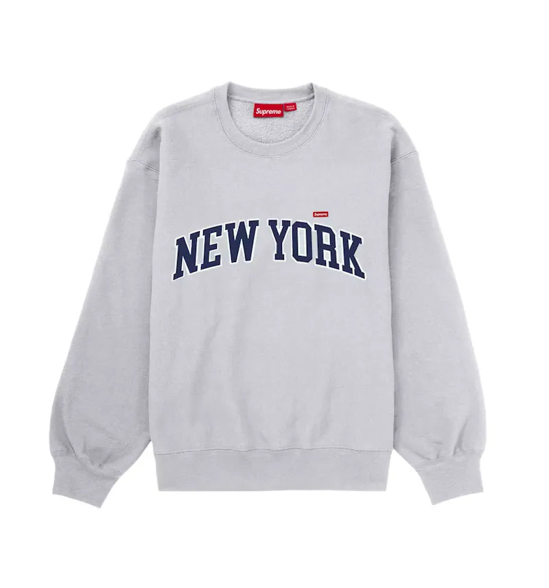 Supreme New York Shop Small Box Crewneck Ash Grey - vue 360