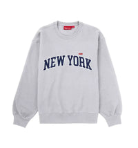 Supreme New York Shop Small Box Crewneck Ash Grey