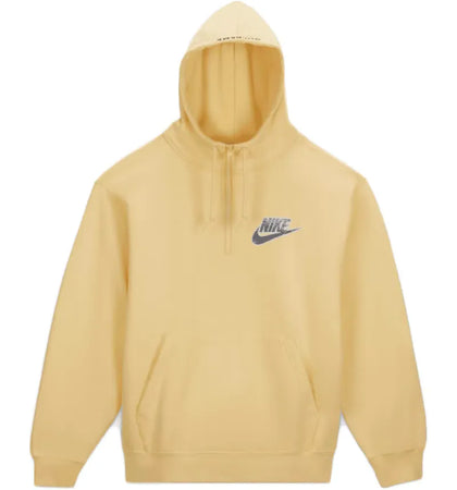 Supreme Nike Half Zip Hooded Sweatshirt Pale Yellow - authentic Supreme apparel