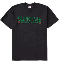 Supreme Nuova York Tee Black
