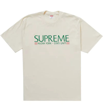 Supreme Nuova York Tee Natural - authentic Supreme product