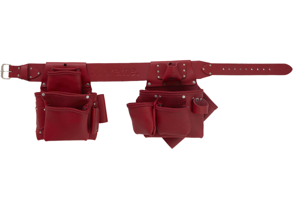 Supreme Occidental Leather Tool Belt Red - vue secondaire B