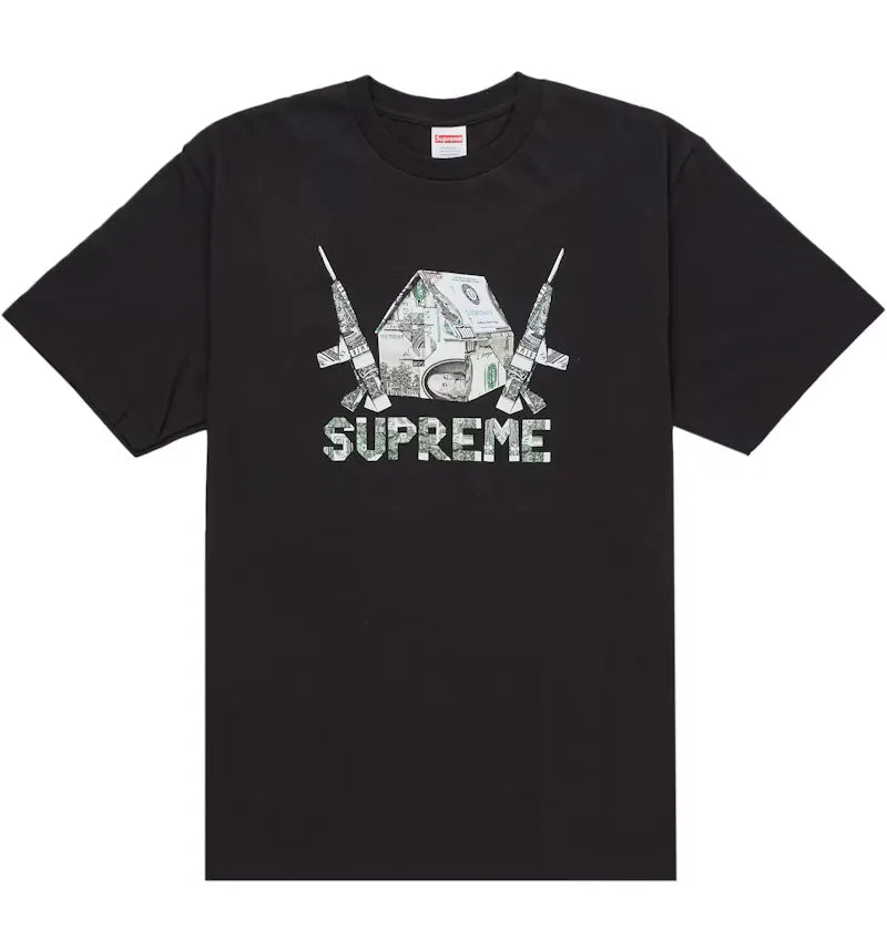 Supreme Origami Tee Black - vue 360