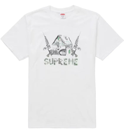 Supreme Origami Tee White - authentic Supreme product