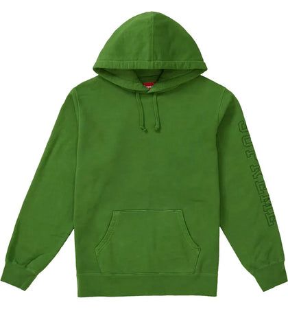 Supreme Overdyed Hooded Sweatshirt Green - authentic Supreme apparel