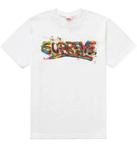 Supreme Paint Logo Tee White