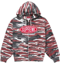 Supreme Performance Zip Up Hooded Sweatshirt Red Camo