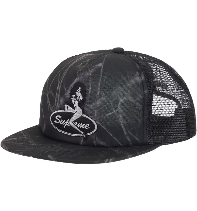Supreme Pinup Mesh Back 5-Panel Black Camo - vue 360