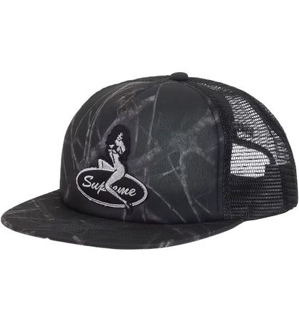 Supreme Pinup Mesh Back 5-Panel Black Camo - authentic Supreme product