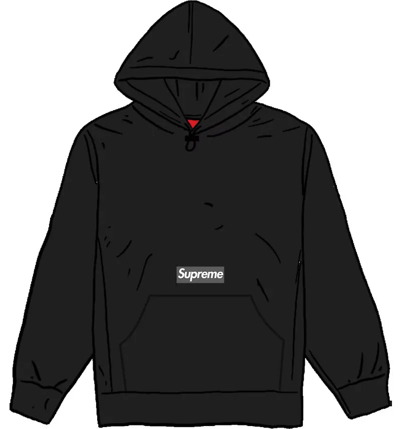 Supreme Polartec Hooded Sweatshirt (FW20) Black - vue 360