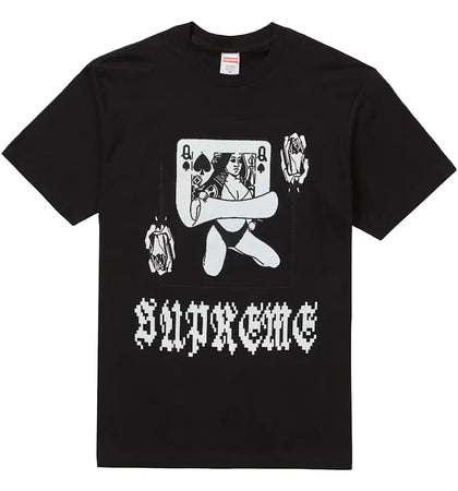 Supreme Queen Tee Black - authentic Supreme product