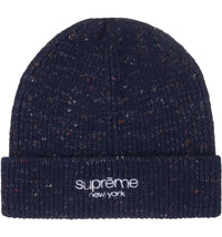 Supreme Rainbow Speckle Beanie (FW22) Navy