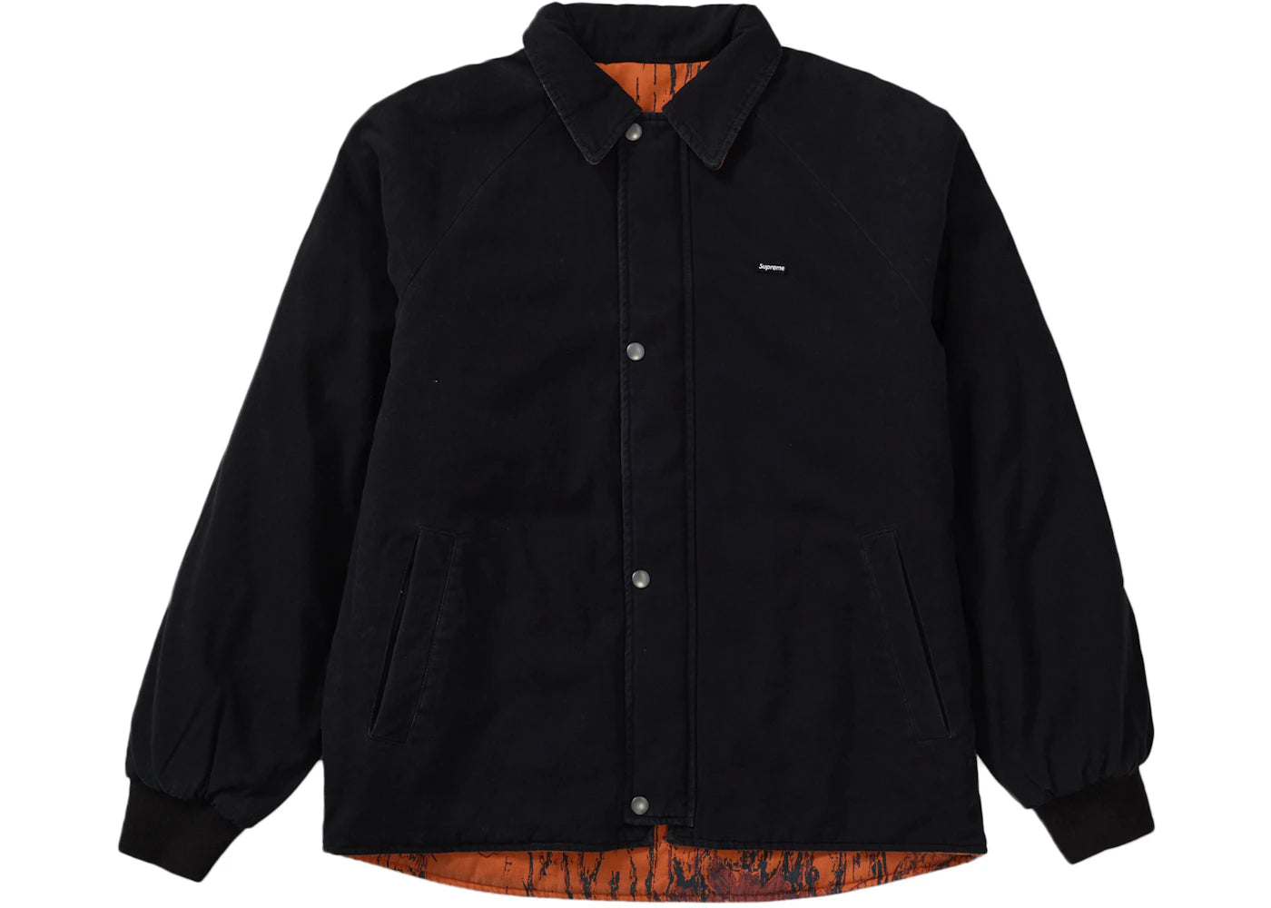 Supreme RealTree Reversible Quilted Work Jacket Black
