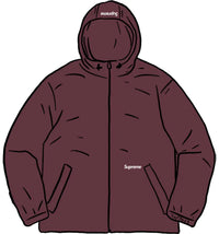 Supreme Reflective Zip Hooded Jacket Purple