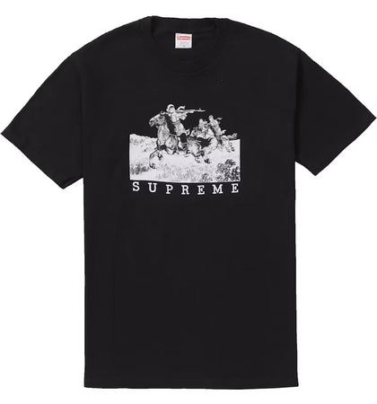 Supreme Riders Tee Black - authentic Supreme product