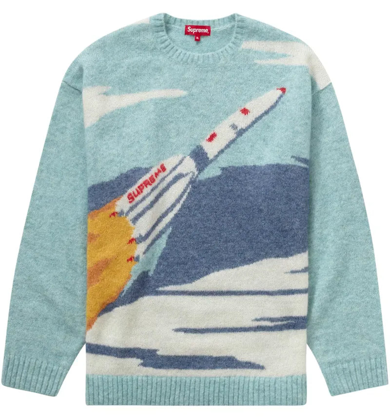 Supreme Rocket Sweater Blue - vue 360