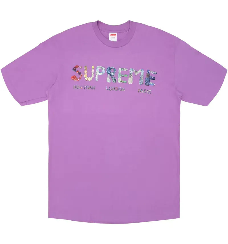 Supreme Rocks Tee Light Purple - vue 360