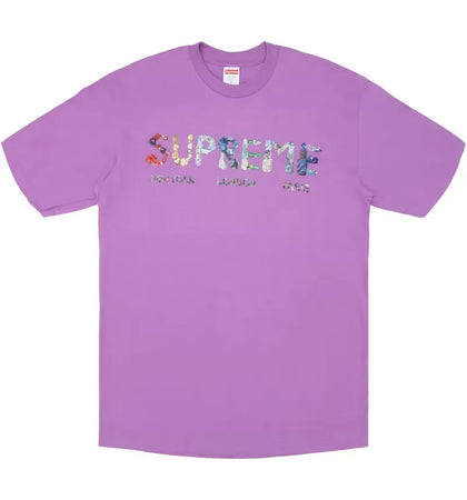 Supreme Rocks Tee Light Purple - authentic Supreme product
