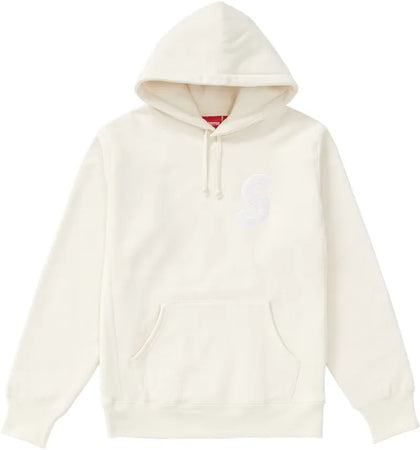 Supreme S Logo Hooded Sweatshirt (FW18) Natural - authentic Supreme apparel
