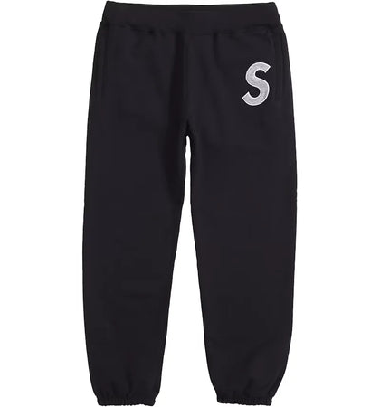 Supreme S Logo Sweatpant Black - authentic Supreme product