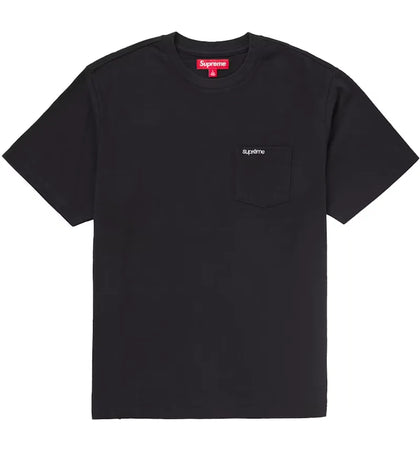Supreme S/S Pocket Tee (FW24) Black - authentic Supreme product