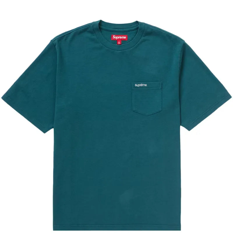 Supreme S/S Pocket Tee (SS24) Green - vue 360