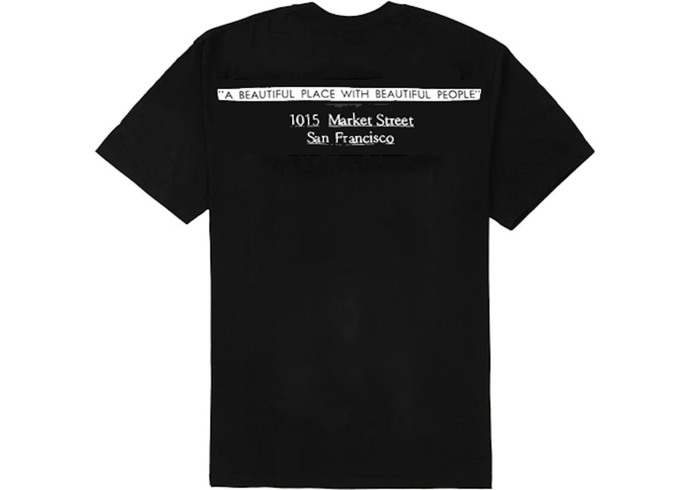 Supreme San Francisco Box Logo Tee Black - vue secondaire B