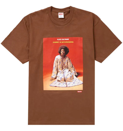 Supreme Satchidananda Tee Brown - authentic Supreme product