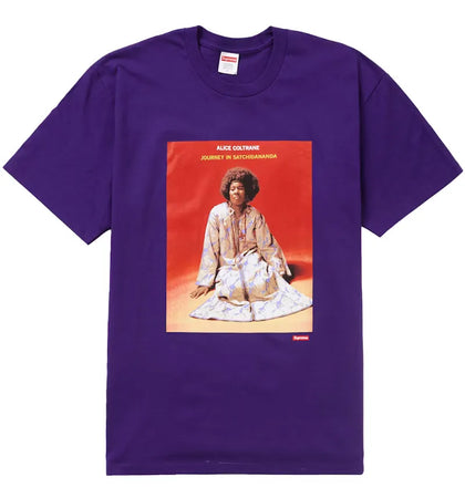 Supreme Satchidananda Tee Purple - authentic Supreme product