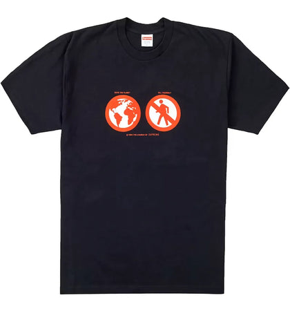Supreme Save The Planet Tee Black - authentic Supreme product