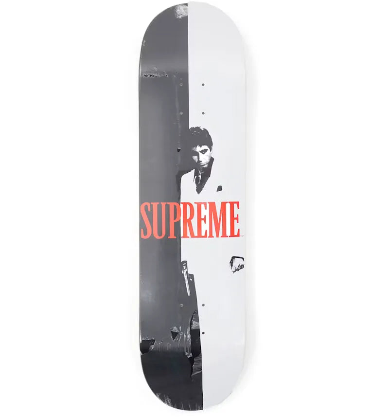 Supreme Scarface Split Skateboard Deck Multi - vue 360