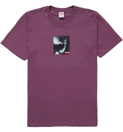 Supreme Shadow Tee Plum - authentic Supreme product
