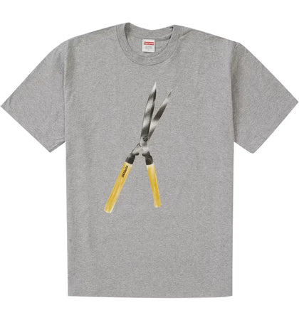 Supreme Shears Tee Heather Grey - authentic Supreme product