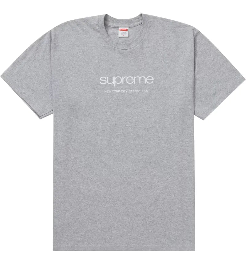 Supreme Shop Tee Heather Grey - vue 360