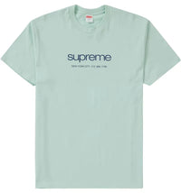 Supreme Shop Tee Light Teal